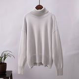 Pull Collo Alto Lussuoso e Morbido per Donna