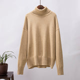 Pull Collo Alto Lussuoso e Morbido per Donna