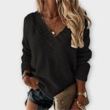 Jane - Maglione caldo con scollo a V