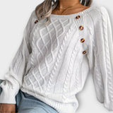 Malia - Maglione intrecciato con bottoni