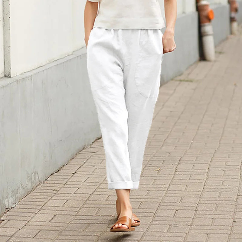 Emma | Pantaloni Ampi con Tasche