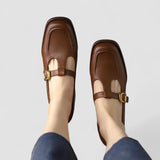 Caterina | Scarpe Mary Jane con cinturino a T ortopediche