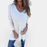 Leontýna – Tunica ampia in maglia con scollo a V