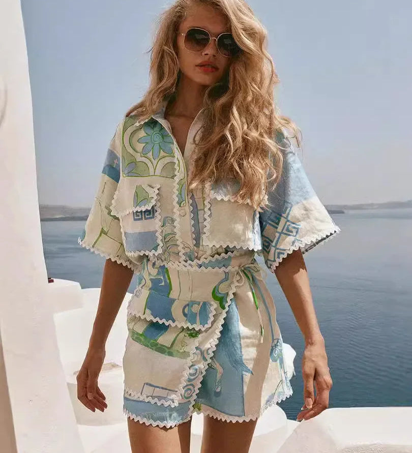 Lea | Completo Patchwork Chic