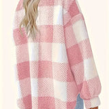 Ginevra | Giacca in Pile a Righe Elegante