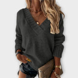 Jane - Maglione caldo con scollo a V
