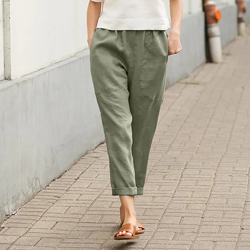 Emma | Pantaloni Ampi con Tasche