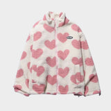Dianne™ | Giacca reversibile con stampa di cuori e design comodo