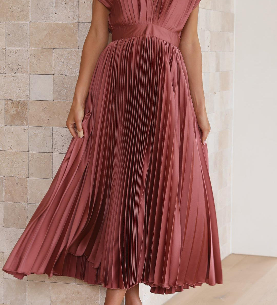 Isla | Abito plissé elegante