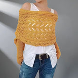 Celeste™ - Sciarpa elegante in maglia