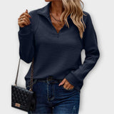 Vilja - Maglione con zip polo