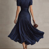 Elisabetta | Abito Maxi Chiffon Vintage Elegante