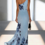 Marta | Abito Maxi Off-Shoulder in Satin