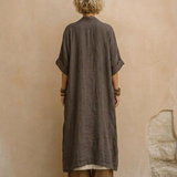 Matilde | Set di tre pezzi in grigio scuro e marrone con stampa tribale