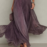 Alma | Vestito Maxi Chiffon Vintage Elegante
