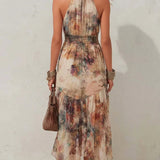 Maddalena | Abito Midi Dolce Floreale Vintage