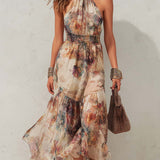 Maddalena | Abito Midi Dolce Floreale Vintage