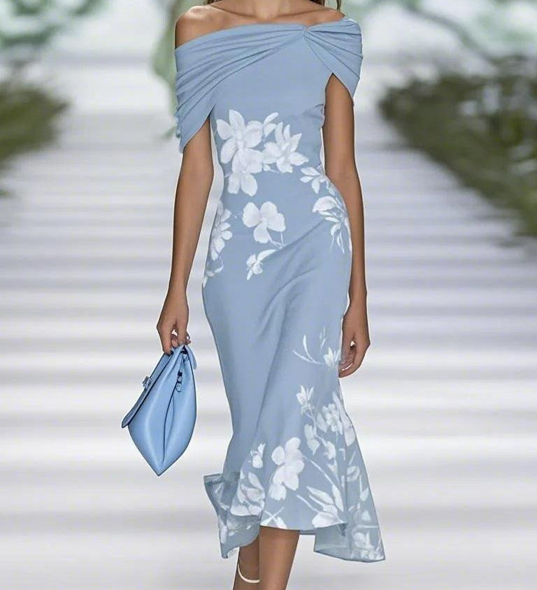 Giada | Abito Elegante con Stampa Floreale