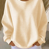 Eden | Maglione in maglia waffle
