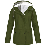 Elvira - Impermeabile con fodera in pile per donna
