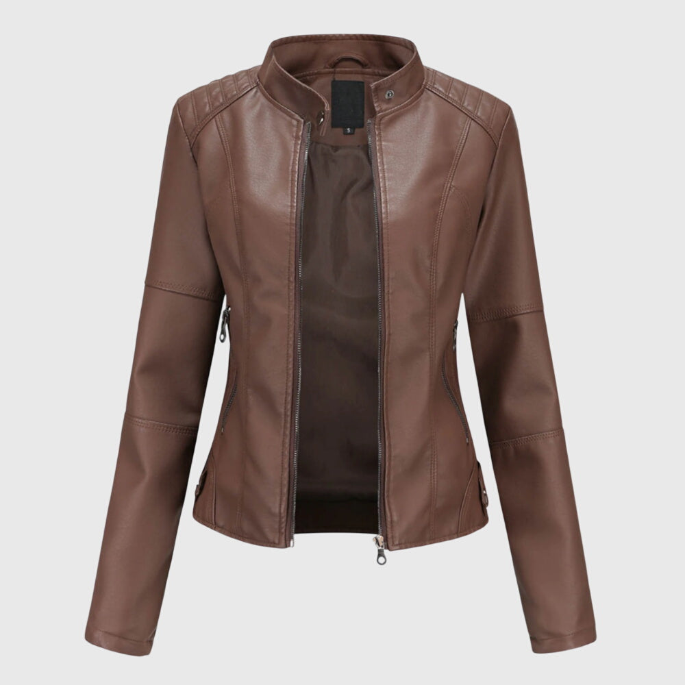 Isabella | Giacca in Pelle Elegante per Donne