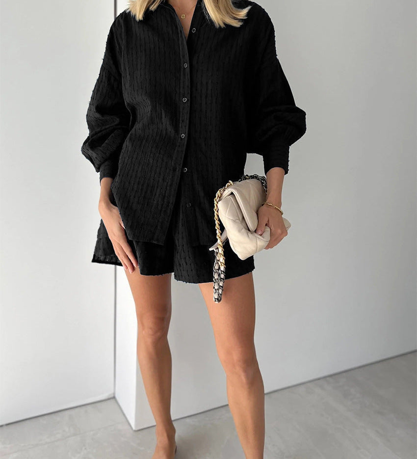 Stella | Completo Camicia e Pantaloni Corti Leggeri
