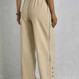 Isabella | Pantaloni Relaxed con Bottoni