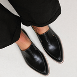 Anna | Mocassino Patchwork Nero
