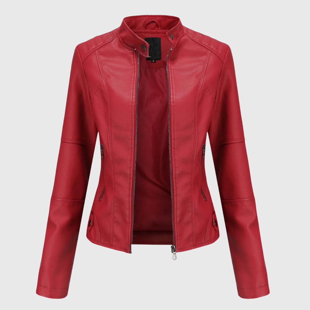 Isabella | Giacca in Pelle Elegante per Donne