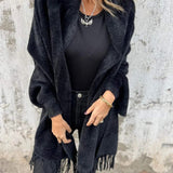 ALBERTA™ | CAPPOTTO ELEGANTE CON FRANGE
