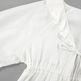 Lavinia | Completo con Volant e Pantaloni Corti