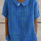 Adelaide | Camicia Geometrica a Righe