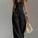 Gaia - Salopette casual in denim