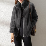 KATE™ | GIACCA IN LANA CON COLLO ALTO
