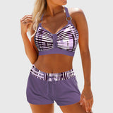 Emma | Bikini a Vita Alta Righe