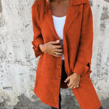 Baylea - Giacca casual con revers e chiusura a bottoni con un solo petto