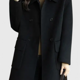 Camille | Cappotto di Lana Classico a Doppio Petto