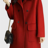 Camille | Cappotto di Lana Classico a Doppio Petto