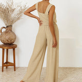Gaia | Completo Top Minimalista e Pantaloni Svasati