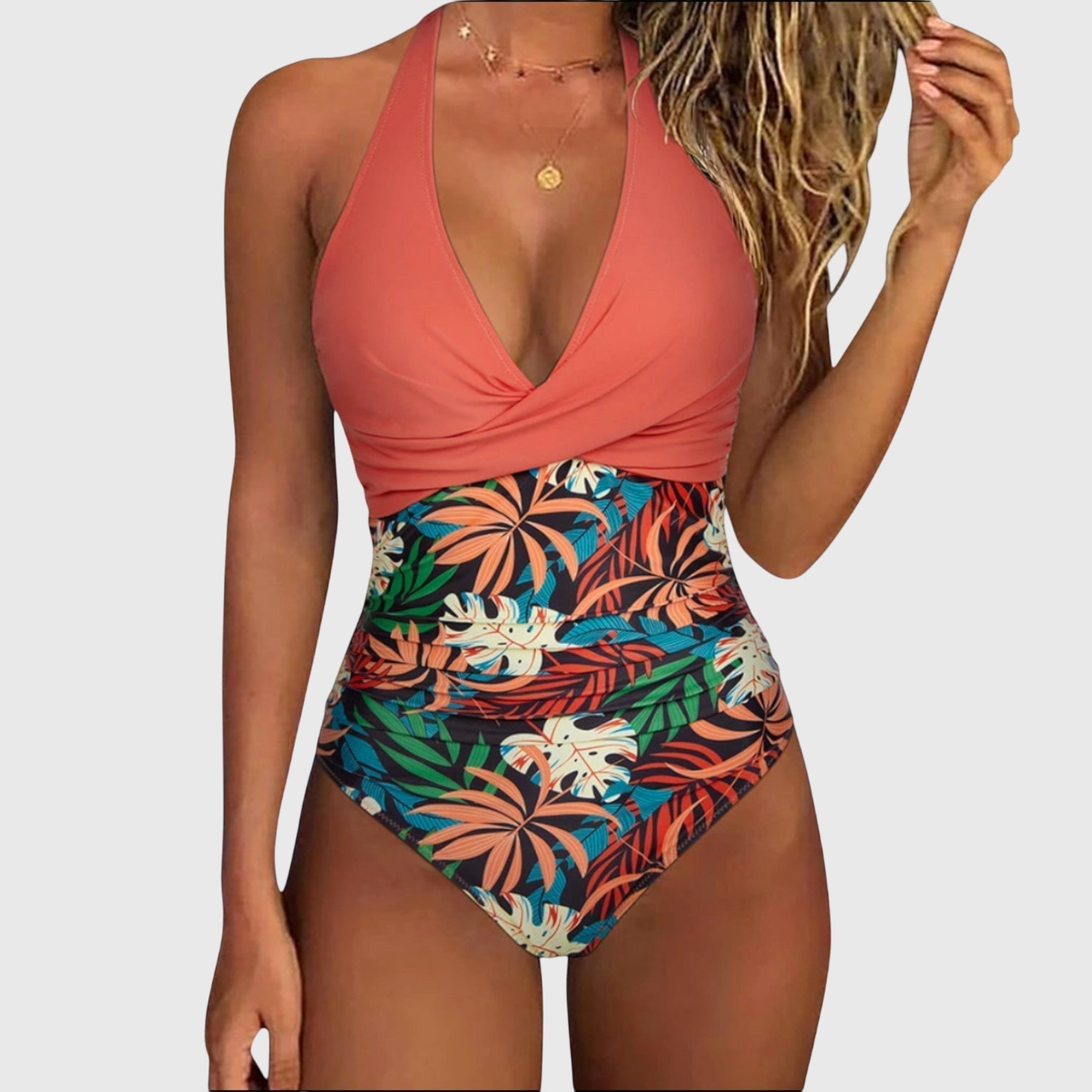 Stella | Costume da bagno elegante per donne con scollatura a V