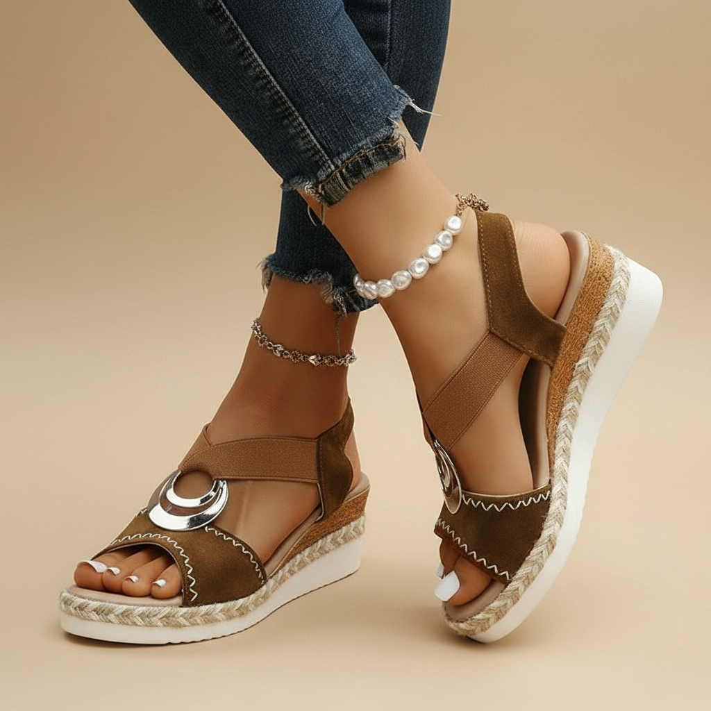 Paola | Sandali eleganti con plateau