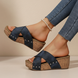 Costanza | Sandali con zeppa boho