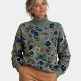 Liesel | Maglione Collo Alto Botanico