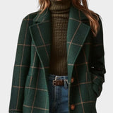 Adriana™ | Cappotto Classico Invernale con Stampa a Quadri
