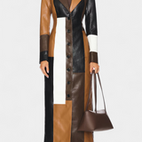 Norelle Trench in Pelle Patchwork