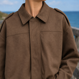 Giacca Bomber in Suede Bernadette-Skye