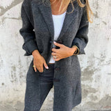 Baylea - Giacca casual con revers e chiusura a bottoni con un solo petto