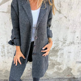 Baylea - Giacca casual con revers e chiusura a bottoni con un solo petto