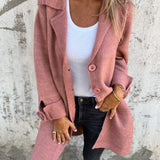 Baylea - Giacca casual con revers e chiusura a bottoni con un solo petto