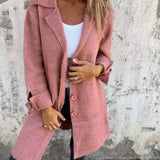 Baylea - Giacca casual con revers e chiusura a bottoni con un solo petto